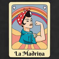 La Madrina Proposal Tarot Art 7 Panel Mesh Trucker Snapback Hat