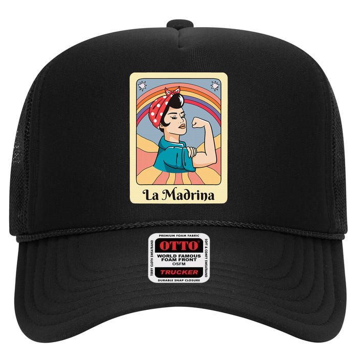 La Madrina Proposal Tarot Art High Crown Mesh Back Trucker Hat