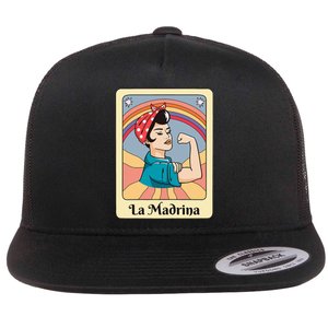 La Madrina Proposal Tarot Art Flat Bill Trucker Hat