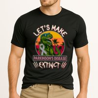 Let's Make Parkinson's Disease Extinct TRex Dinosaur Cooling Performance Crew T-Shirt