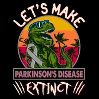 Let's Make Parkinson's Disease Extinct TRex Dinosaur Impact Tech Backpack