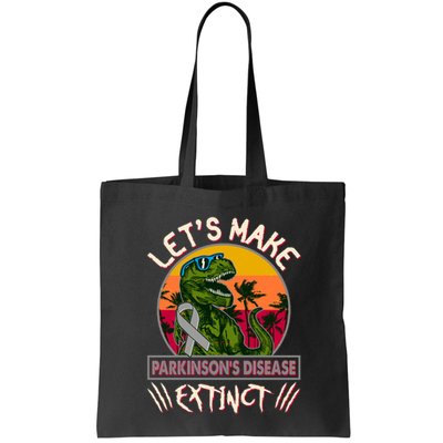 Let's Make Parkinson's Disease Extinct TRex Dinosaur Bag