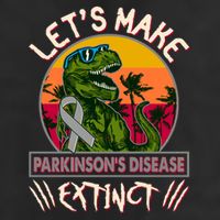 Let's Make Parkinson's Disease Extinct TRex Dinosaur Trucker Hat