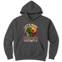 Let's Make Parkinson's Disease Extinct TRex Dinosaur Hoodie
