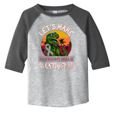 Let's Make Parkinson's Disease Extinct TRex Dinosaur Toddler Fine Jersey T-Shirt