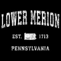 Lower Merion Pennsylvania Pa Vintage Athletic Sports Backpack
