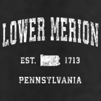 Lower Merion Pennsylvania Pa Vintage Athletic Sports Beanie