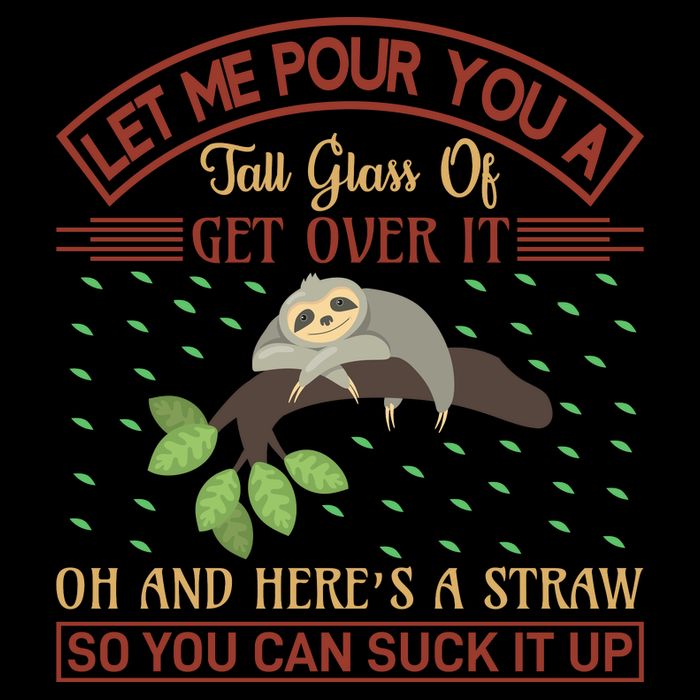 Let Me Pour You A Tall Glass Of Get Over It Sustainable Bucket Hat