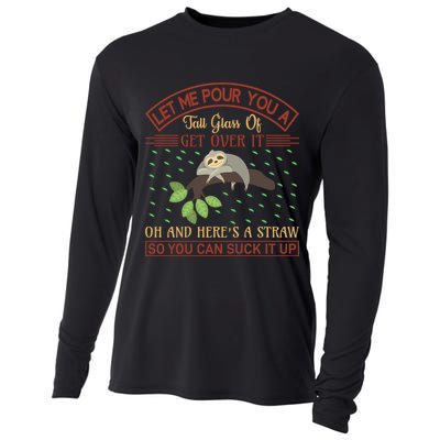 Let Me Pour You A Tall Glass Of Get Over It Cooling Performance Long Sleeve Crew