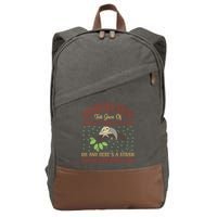 Let Me Pour You A Tall Glass Of Get Over It Cotton Canvas Backpack
