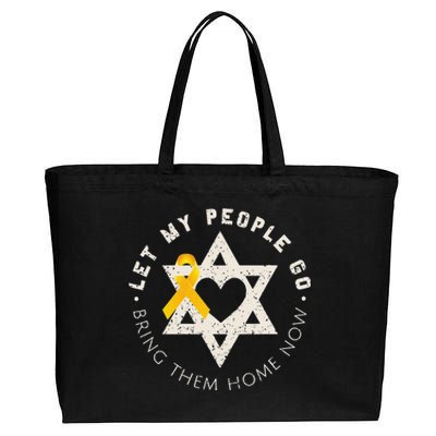 Let My People Go Bring Them Home Now Cotton Canvas Jumbo Tote