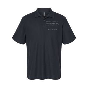 Life's Most Persistent And Urgent Question Is, 'What Are You Doing For Others?' Softstyle Adult Sport Polo