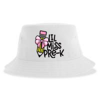 Little Miss Pre K Back To School Kindergarten Student Teacher Life Sustainable Bucket Hat