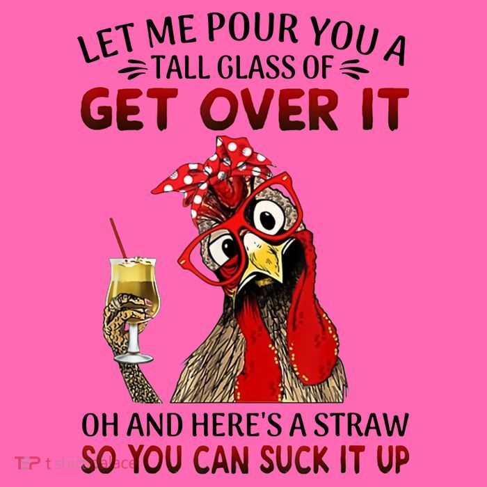 Let Me Pour You A Tall Glass Chicken Suck It Up Stripe Pom Pom Beanie