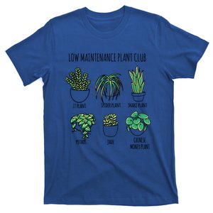 Low Maintenance Plants Club Natural Houseplant Airpurifying Gift T-Shirt