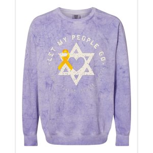 Let My People Go Bring Them Home Now Colorblast Crewneck Sweatshirt