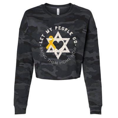 Let My People Go Bring Them Home Now Cropped Pullover Crew