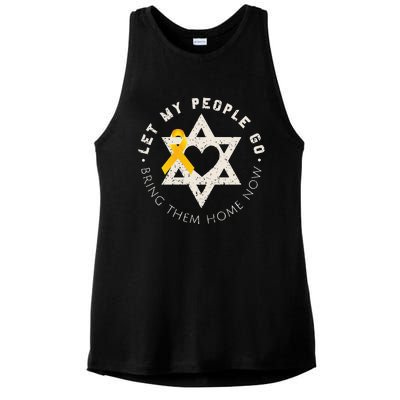 Let My People Go Bring Them Home Now Ladies PosiCharge Tri-Blend Wicking Tank