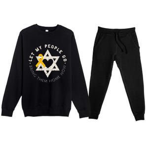 Let My People Go Bring Them Home Now Premium Crewneck Sweatsuit Set