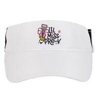 Little Miss Pre K Pencil Bow First Day Of School Adult Drive Performance Visor