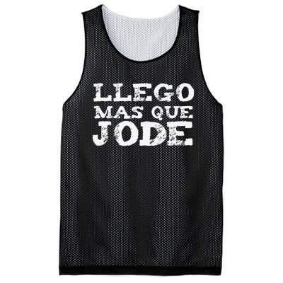 Llego Mas Que Jode Funny Funny Spanish Saying Quote Latino Mesh Reversible Basketball Jersey Tank