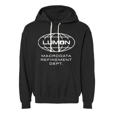 Lumon Macrodata Refinement Dept Garment-Dyed Fleece Hoodie