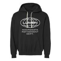 Lumon Macrodata Refinement Dept Garment-Dyed Fleece Hoodie