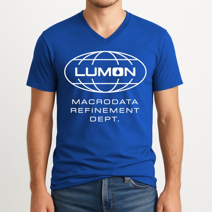 Lumon Macrodata Refinement Dept V-Neck T-Shirt