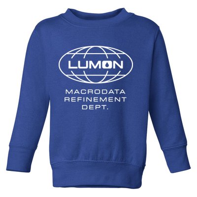 Lumon Macrodata Refinement Dept Toddler Sweatshirt