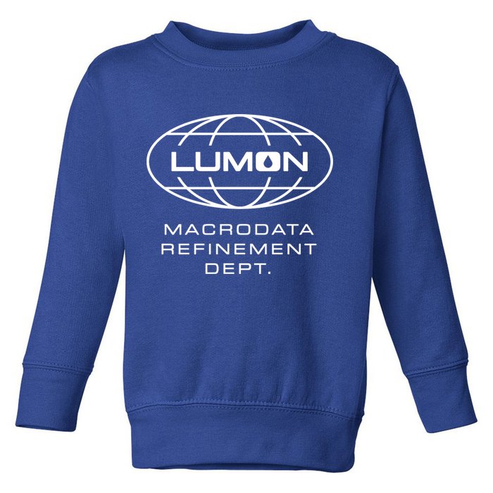 Lumon Macrodata Refinement Dept Toddler Sweatshirt