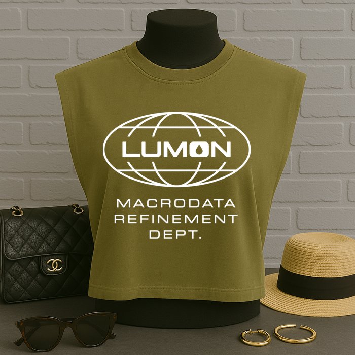 Lumon Macrodata Refinement Dept Garment-Dyed Women's Muscle Tee