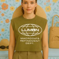 Lumon Macrodata Refinement Dept Garment-Dyed Women's Muscle Tee