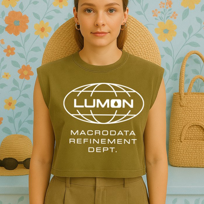 Lumon Macrodata Refinement Dept Garment-Dyed Women's Muscle Tee