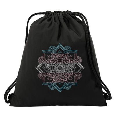 Lgbt Mandala Right Pride Lgbt Support Drawstring Bag