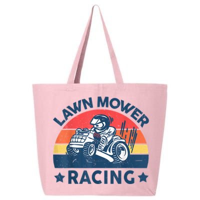 Lawn Mower Racing Lawn Mowing Funny Landscaping 25L Jumbo Tote