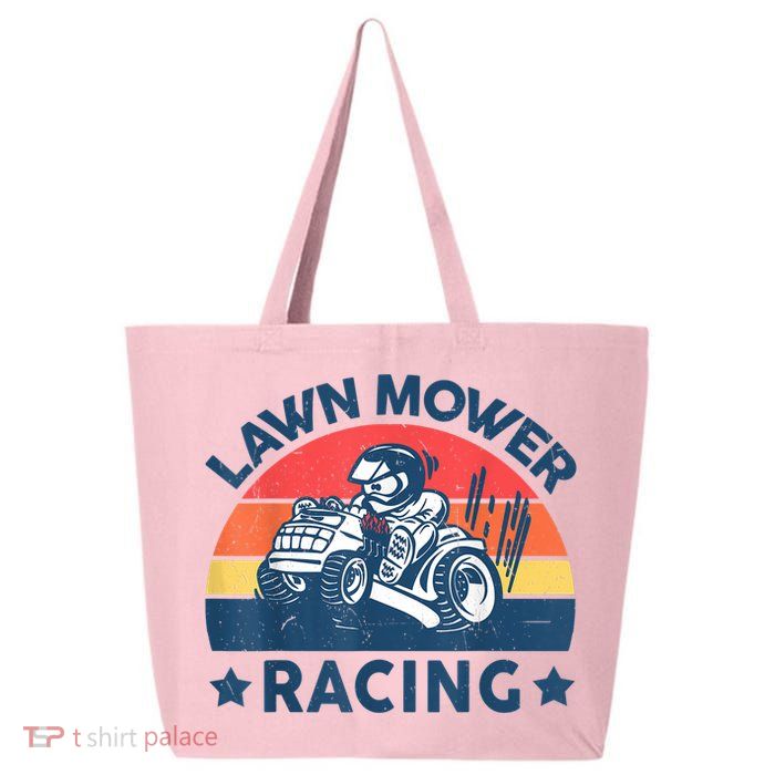 Lawn Mower Racing Lawn Mowing Funny Landscaping 25L Jumbo Tote