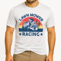 Lawn Mower Racing Lawn Mowing Funny Landscaping Cooling Performance Crew T-Shirt
