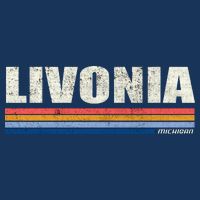 Livonia Michigan Retro Style 1980's Logo Doggie Tank