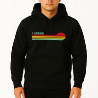 Lansing Michigan Retro Hoodie