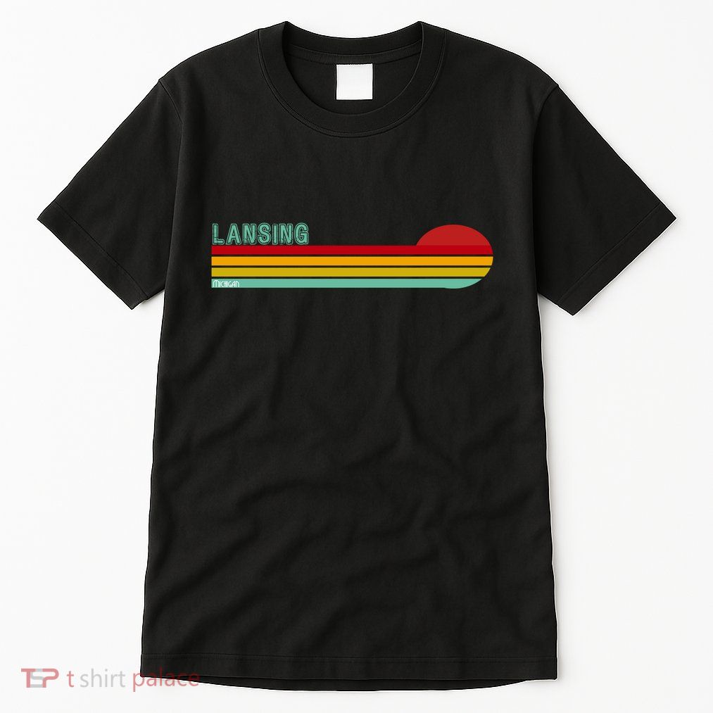 Lansing Michigan Retro Tall T-Shirt