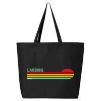 Lansing Michigan Retro 25L Jumbo Tote