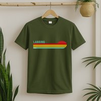 Lansing Michigan Retro T-Shirt