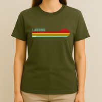 Lansing Michigan Retro T-Shirt