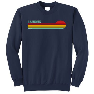 Lansing Michigan Retro Sweatshirt