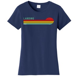 Lansing Michigan Retro Women's T-Shirt