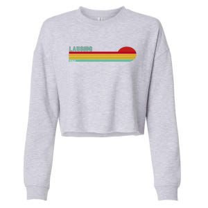 Lansing Michigan Retro Cropped Pullover Crew