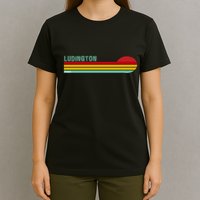 Ludington Michigan Retro T-Shirt