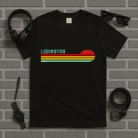 Ludington Michigan Retro T-Shirt