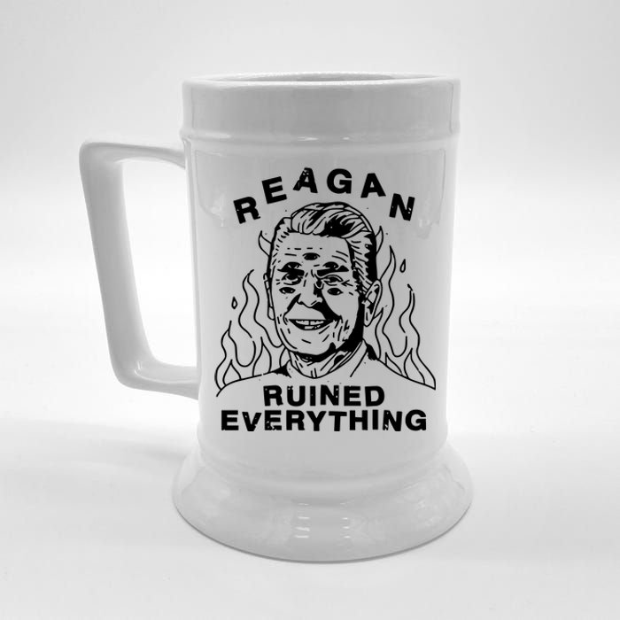 Leeja Miller Reagan Ruined Everything Beer Stein