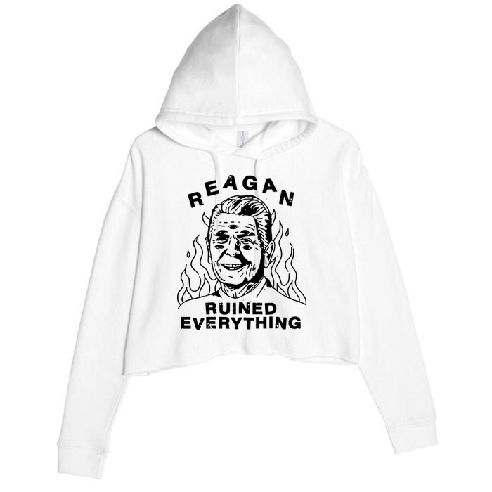 Leeja Miller Reagan Ruined Everything Crop Fleece Hoodie